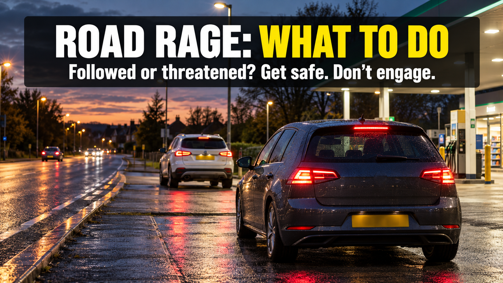 Road Rage in the UK: What to Do if a Driver Follows or Threatens You
