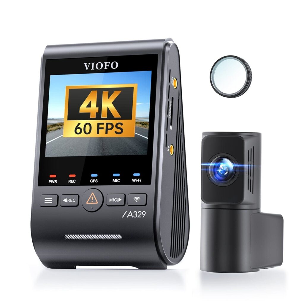 VIOFO A329S 2CH 4K front and 2K rear dash camera